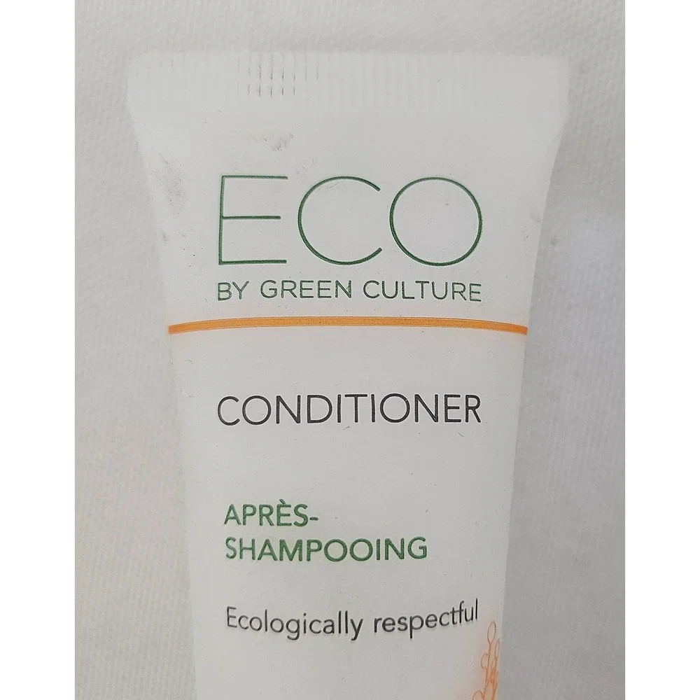 Eco by Green Culture Conditioner 30ml Travel Size Hotel Amenities Bulk 10 Pack